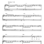 Mary Did You Know Kathy Mattea Stave Preview 1 Free Piano Sheet Music