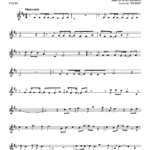 Menken Evermore Sheet Music For Violin Solo PDF interactive