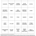 Music Bingo Cards To Download Print And Customize