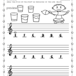 Music Staff Worksheets Bundle Back To School Themed Music Theory