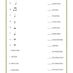 Music Symbols Matching Printable Google Search Rhythm Worksheets