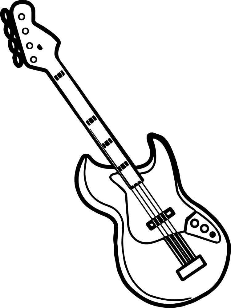 Musical Instrument Coloring Pages Download And Print Musical 