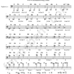 Non Compensating 4 Valve Euphonium Finger Chart Printable Pdf Download