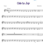 Ode To Joy For The Beginner Violinist Violin Music Violin Lessons