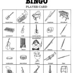 Orchestra Bingo And Instruments On Pinterest