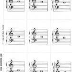 Piano Music Notes Flash Cards Printable Printable Card Free