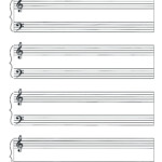 Piano Music Sheet Templates PANDASTIC DESIGNS