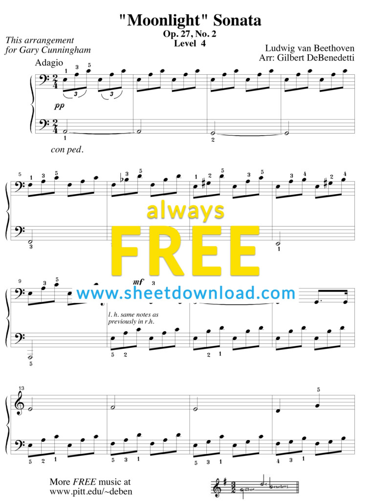 Piano Sheet Music For Beginners Popular Songs Free Printable Free 