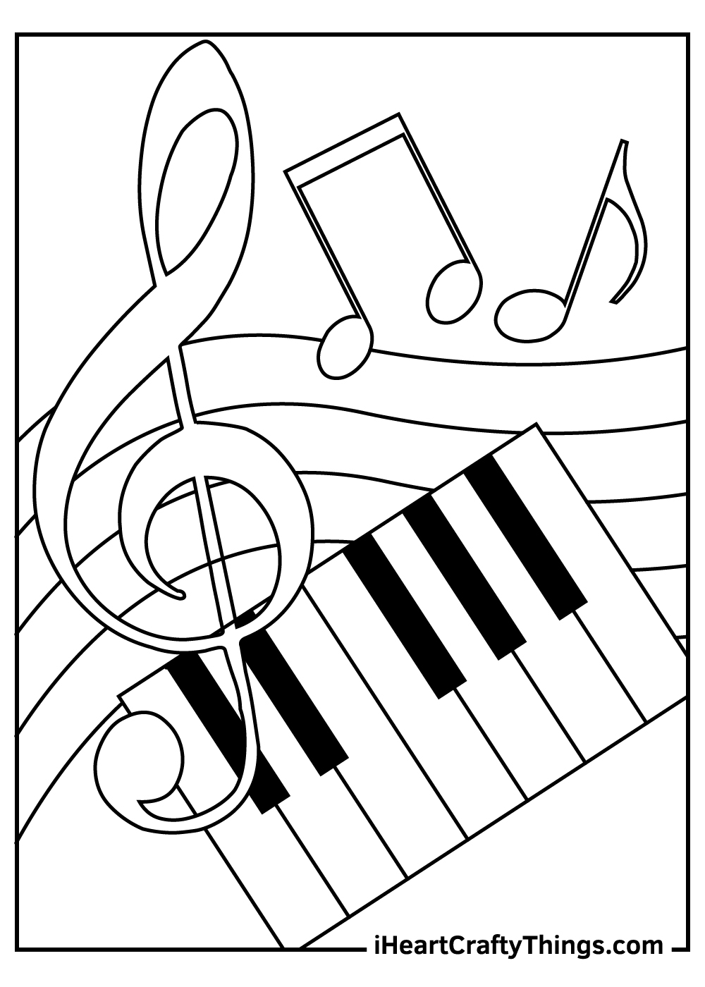 Printable Music Coloring Pages Updated 2021 