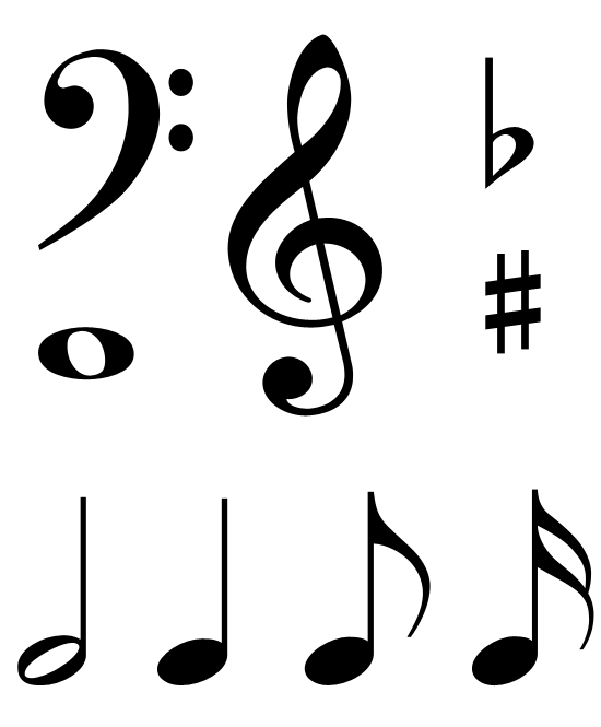 Printable Music Notes ClipArt Best