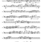 Rhapsody For Euphonium By James Curnow Bass Clef Euphonium Music