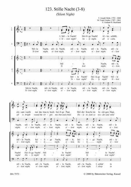 Sheet Music Christmas A Cappella SATB