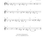 Silent Night Free Christmas Clarinet Sheet Music Notes