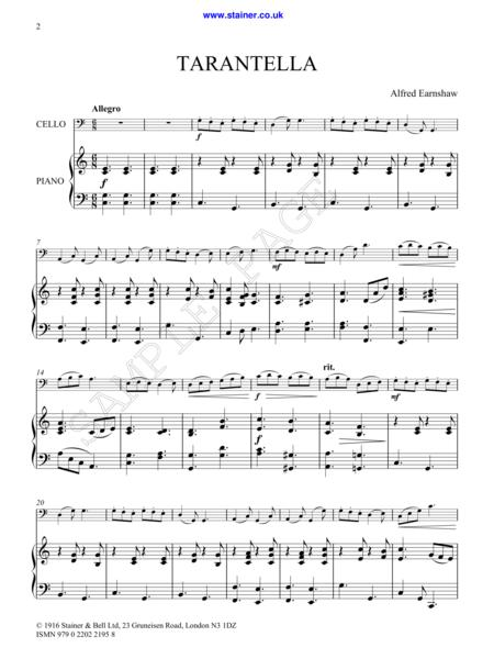 Tarantella Squire Cello Sheet Music 