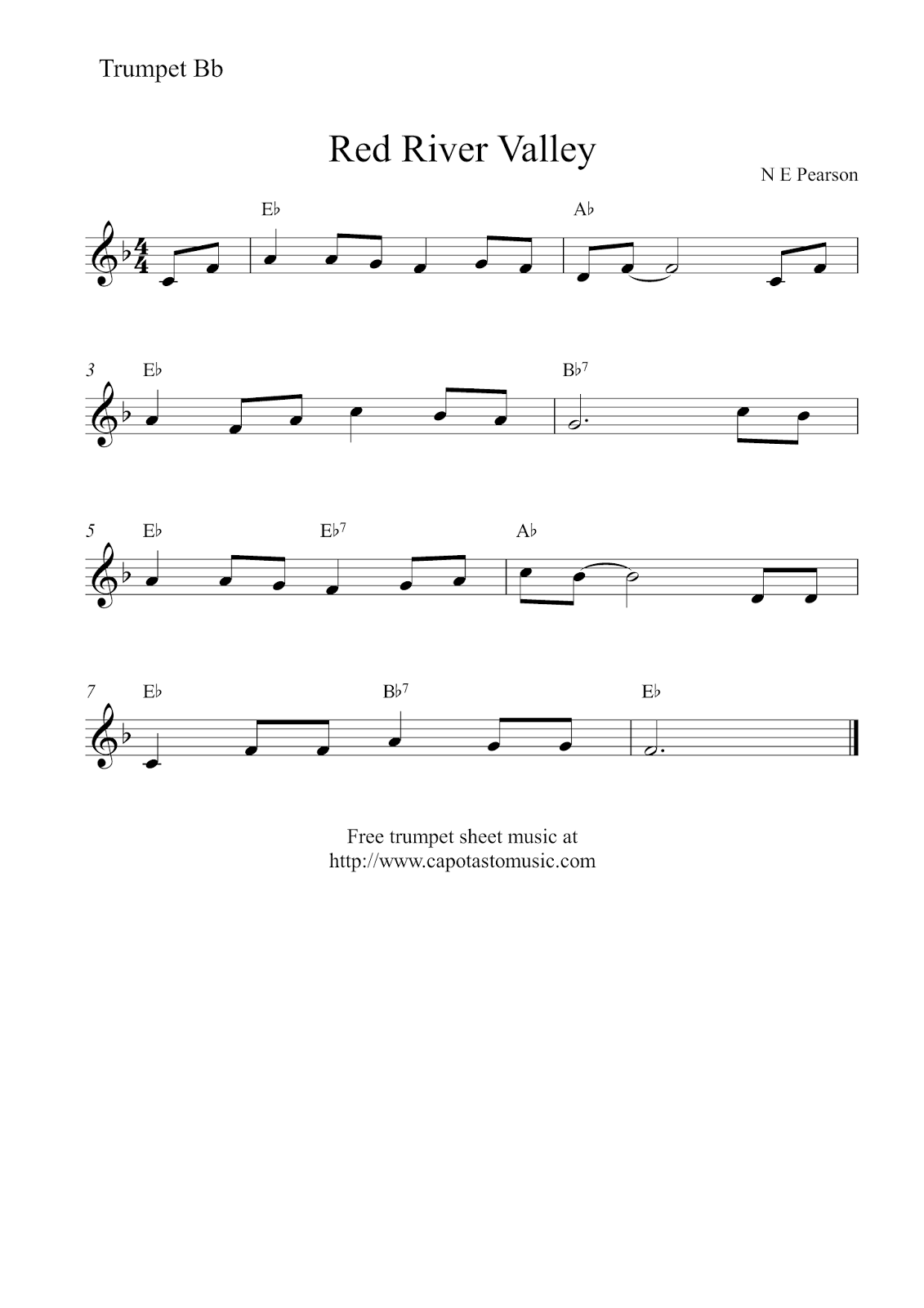 The Best Free Printable Sheet Music For Trumpet Russell Website