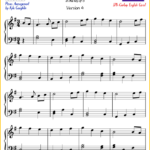 The First Noel Piano Sheet Music Free Printable PDF