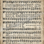 The Old Rugged Cross Print Printable Vintage Sheet Music Instant