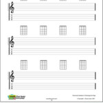 Ukulele Blank Sheet Music Staff Tab Acoustic Music TV Ukulele