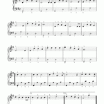 Very Easy Christmas Piano Sheet Music Songs Printable PDF