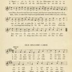 Vintage Christmas Sheet Music Free Download Old Design Shop Blog