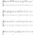 We Wish You A Merry Christmas Free Christmas Bass Tab Sheet Music Notes