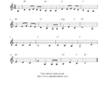 We Wish You A Merry Christmas Free Christmas Clarinet Sheet Music Notes