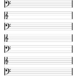 10 Best Free Printable Staff Paper Blank Sheet Music Printablee