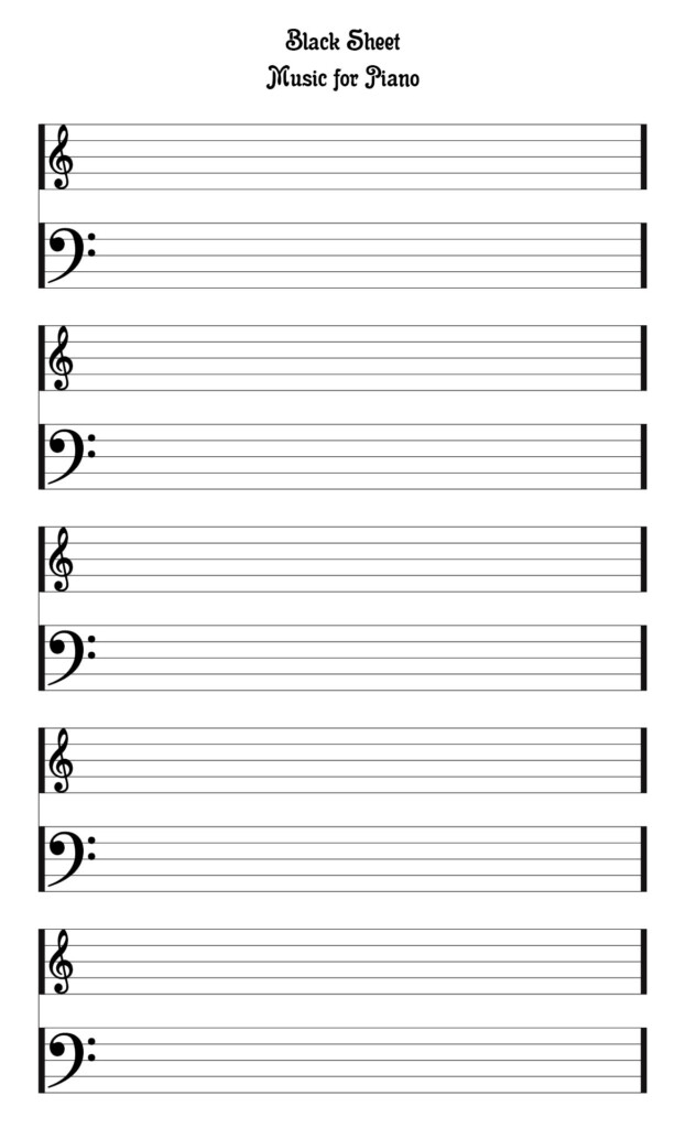 10 Best Free Printable Staff Paper Blank Sheet Music Printablee