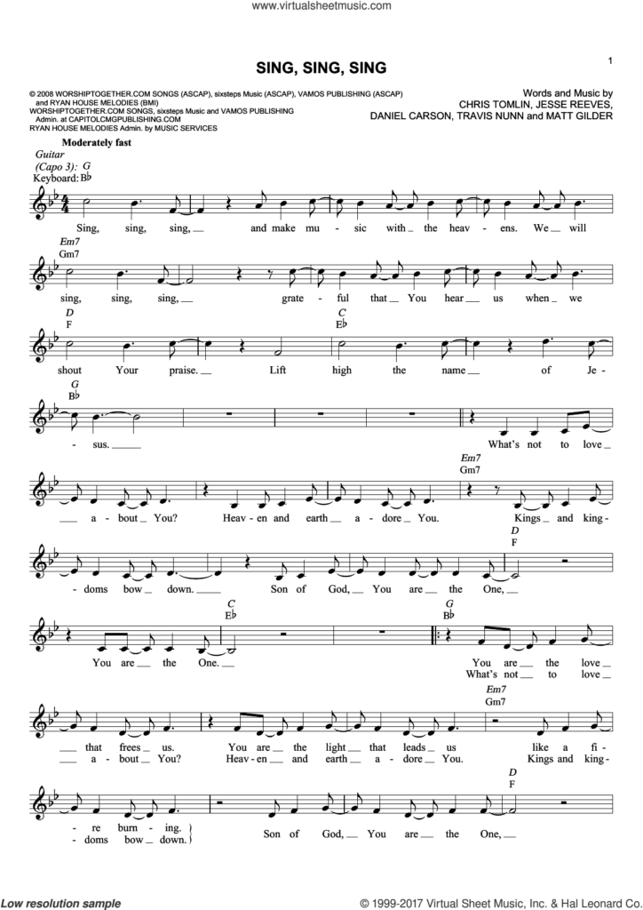  1000 Sing Sing Sing Sheet Music Pdf 986723 Sing Sing Sing Alto Sax 