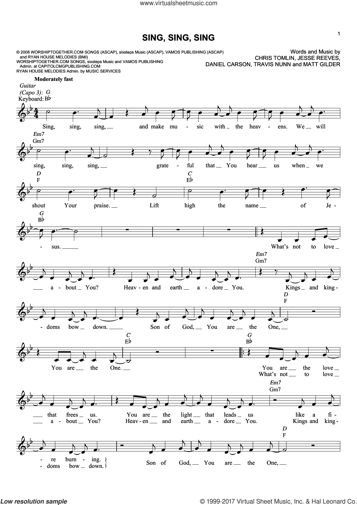  1000 Sing Sing Sing Sheet Music Pdf 986723 Sing Sing Sing Alto Sax 