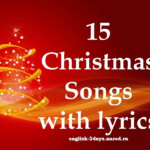 15 Christmas Songs With Lyrics YouTube