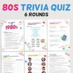 1980s Trivia Quiz Born In The 80s Pub Quiz General Etsy In 2020