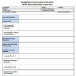 8 Sample Music Lesson Plans Sample Templates