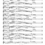 All 12 Major Scales Alto Clarinet Printable Pdf Download