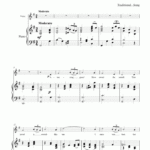 Amazing Grace in G Sheet Music For Voice And Piano PDF