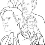 Amazing The Avengers Coloring Page Download Print Online Coloring