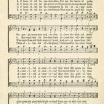 America The Beautiful Antique Hymn Page Printable