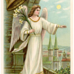 Antique Easter Angel Image The Graphics Fairy