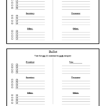 Ballot Template Blank Printable Pdf Download