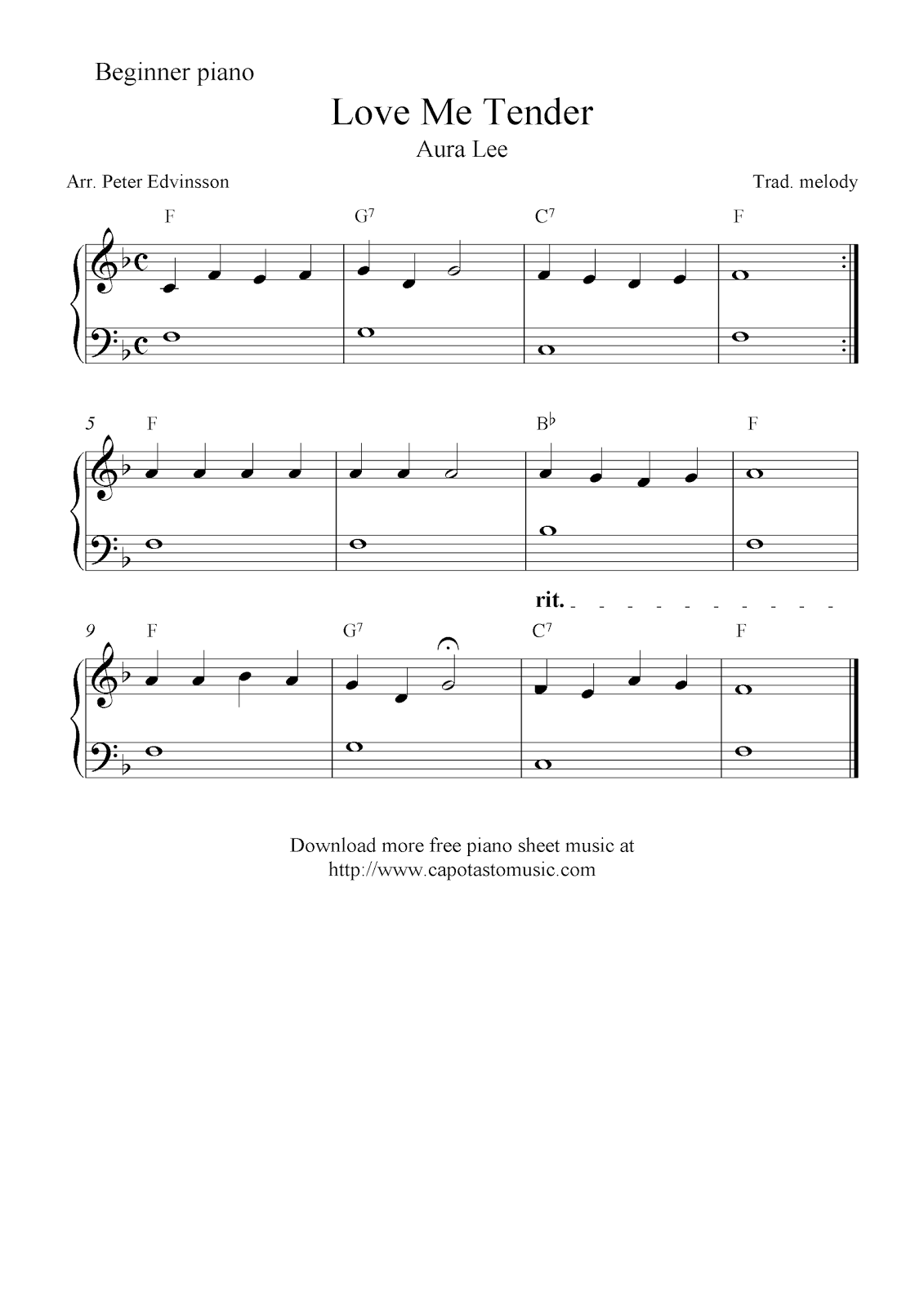 Best Free Printable Piano Sheet Music For Beginners With Letters Roy Blog