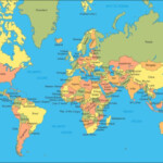 Big World Map With Countries Labeled World Map With Countries Free