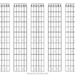 Blank Guitar Fretboard Chart Guitar Fretboard Guitar Fretboard Chart