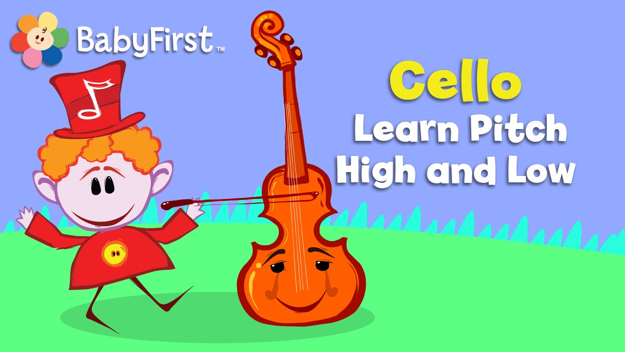 Cello Notekins Music Videos BabyFirst TV YouTube