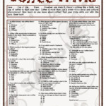 Coffee Trivia Printable Game Coffee Theme Birthdays