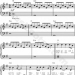 Coldplay Clocks Sheet Music Easy Piano Download Print