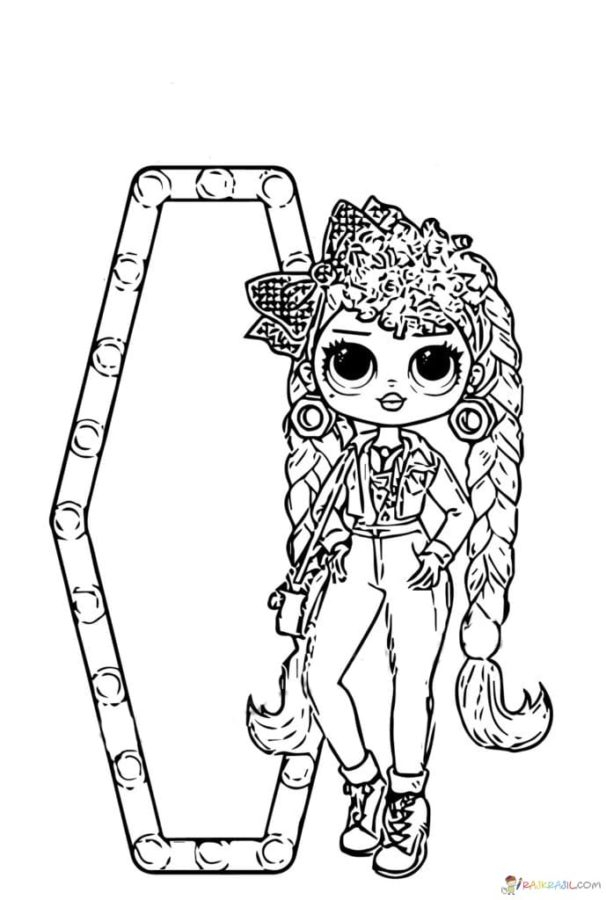 Coloring Pages LOL OMG Print New Popular Dolls For Free