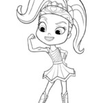 Coloring Pages Rainbow Rangers Print Little Sorceresses