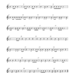 Concert Band Rhythm Sheet Number 2 Printable Pdf Download