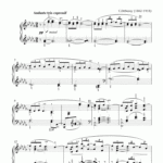 Debussy Clair De Lune Sheet Music For Piano Solo PDF