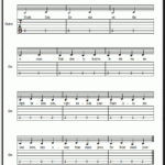 Easy Guitar Tabs For Beginner Guitar Sharks Download Free Sheet Music